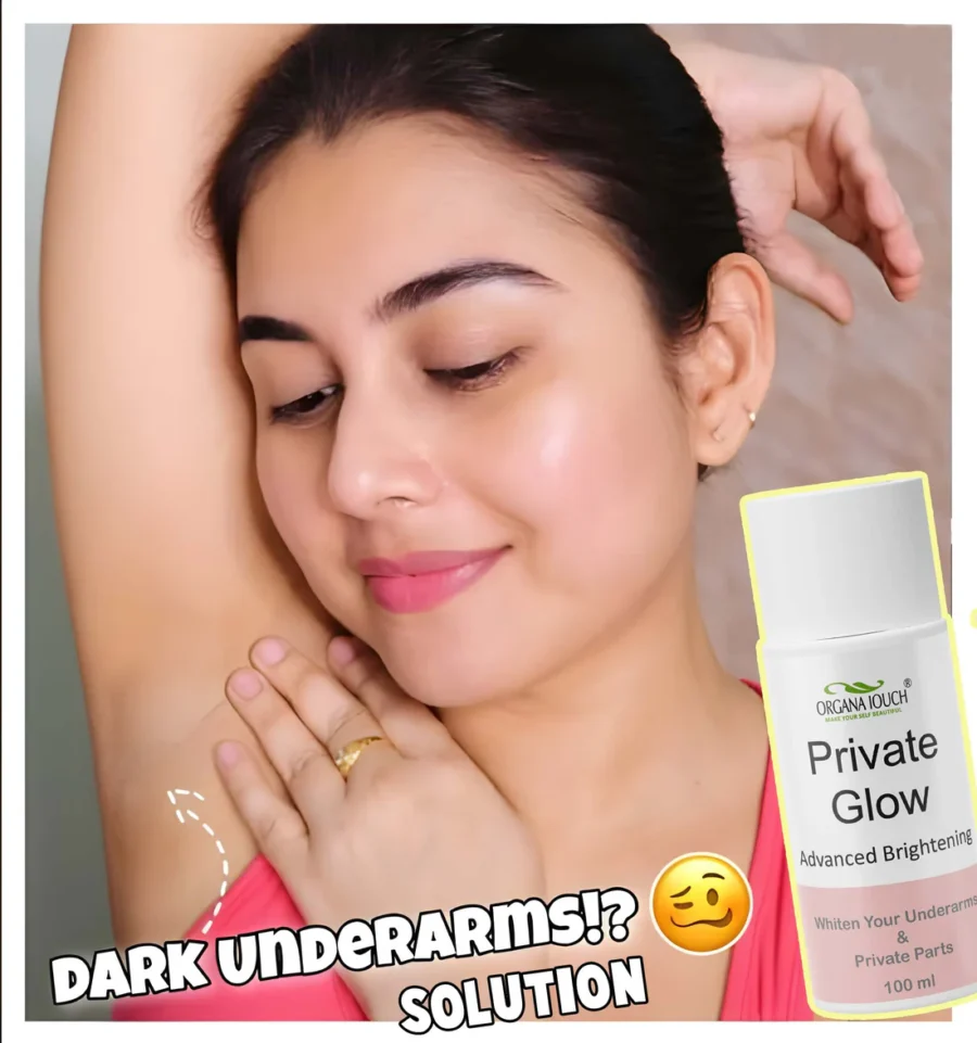 Organa Touch Fresh & Natural Underarm Whitening Cream Private Glow( Advanced Brightening) - Image 2