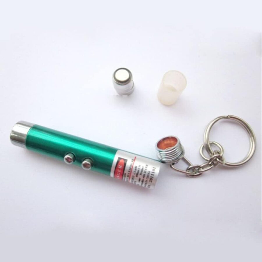 (1 pcs ) Laser LED Light with Key Chain | Mulituse Laser Pointer (random color) - Image 10