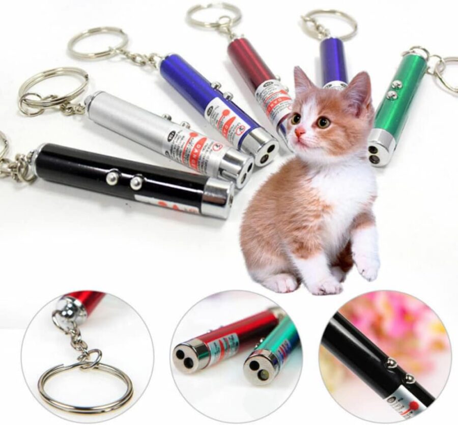 (1 pcs ) Laser LED Light with Key Chain | Mulituse Laser Pointer (random color) - Image 9