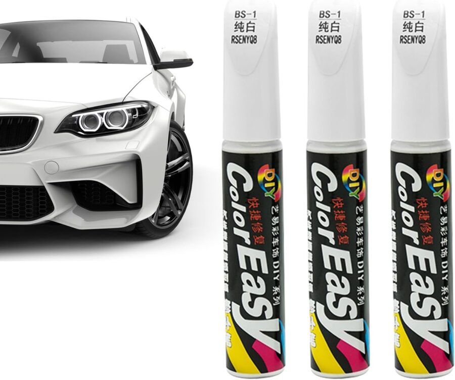 Car Scratch and chipping paint, pencil paint with brush (Only WHITE COLOUR)