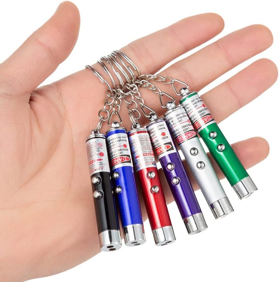 (1 pcs ) Laser LED Light with Key Chain | Mulituse Laser Pointer (random color) - Image 8