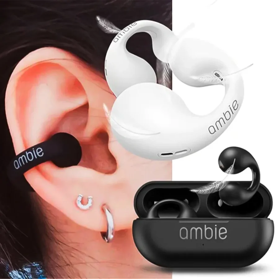 Ambie Wireless Ear Clip Headphones Ear cuffs Sport Outdoor (random color) - Image 6