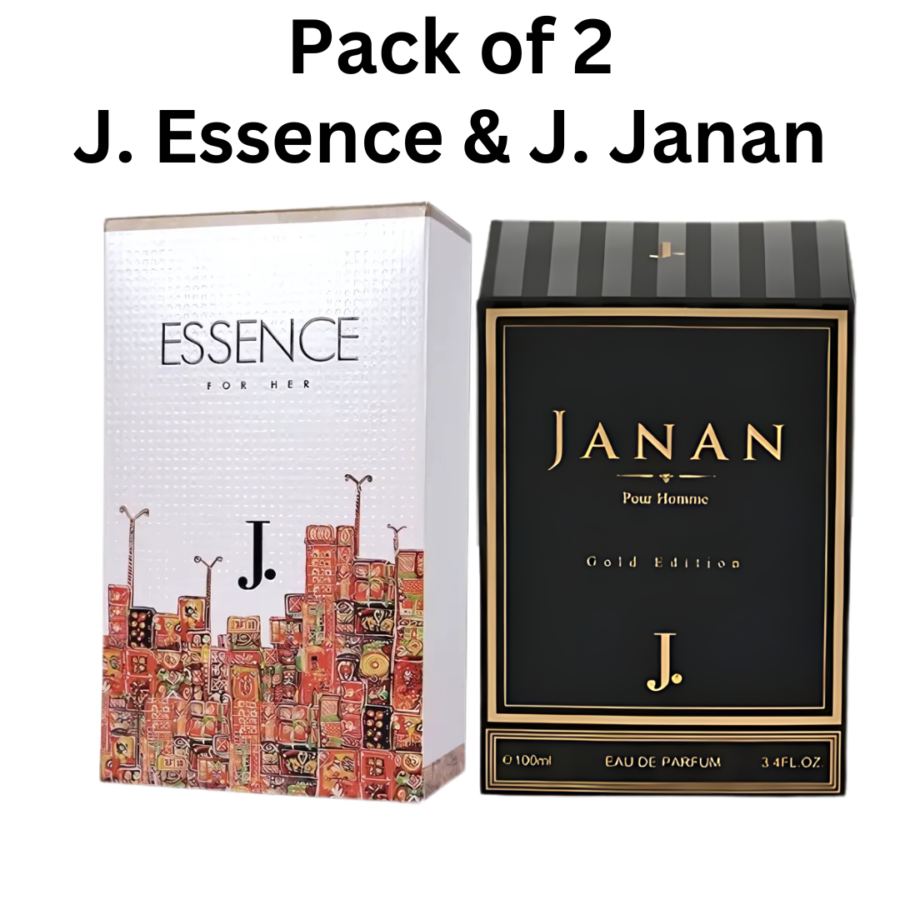 Pack of 2 - J. Essence & J. Janan | Perfume For Men and Women