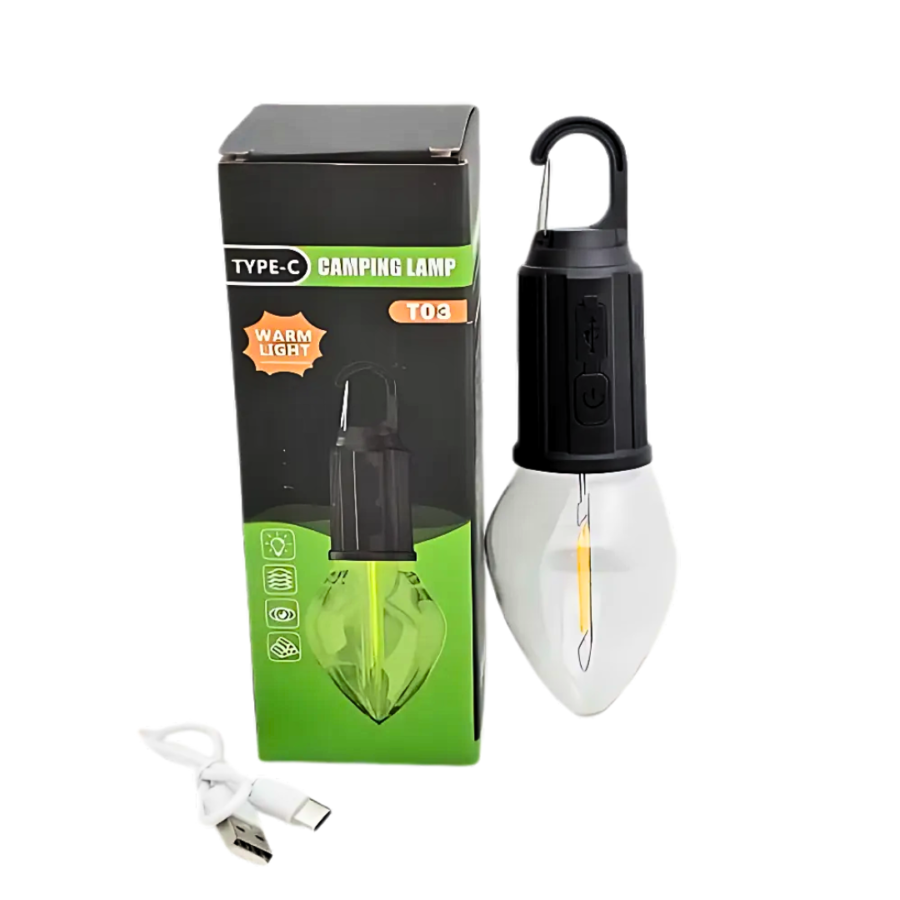 Multi-Purpose Led Rechargeable Outdoor Camping Work light bulb with hook for hanging - T03 - Image 5