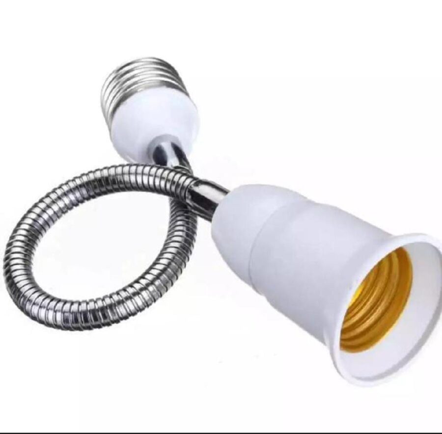 Flexible Light Bulb Holder Adjustable Bulb Socket Extension