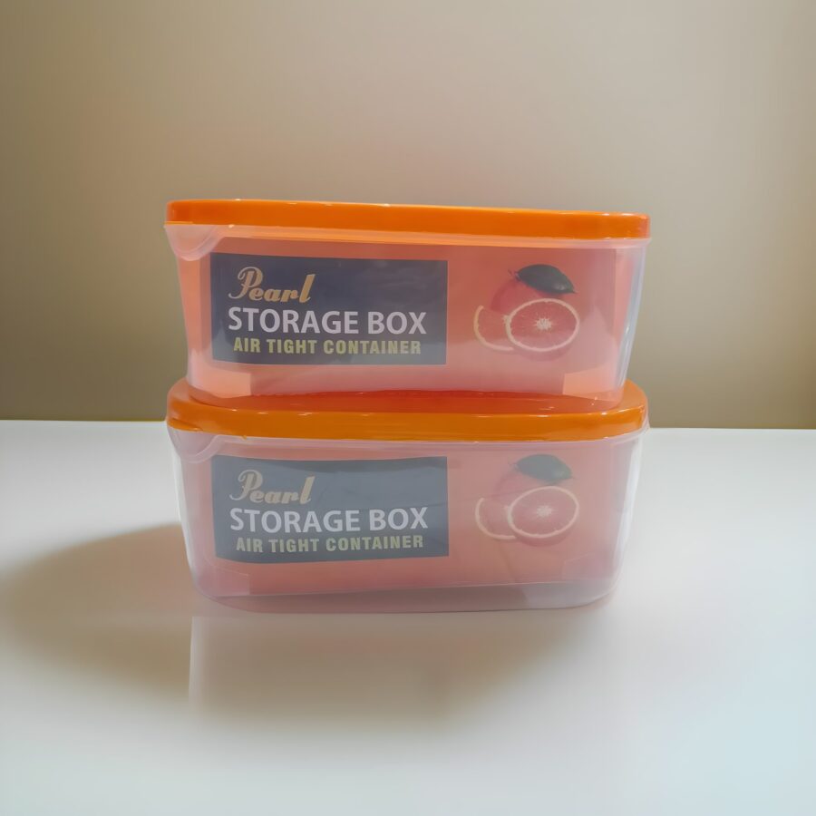 (pack of 2)  Airtight Storage Box / Plastic Bowls Set Food Container / kitchen bowl set - Image 4