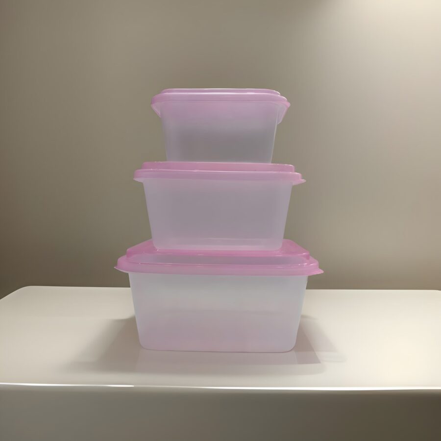 3in1 Storage Box / Plastic Bowls Set Food Container / kitchen bowl set - Image 2