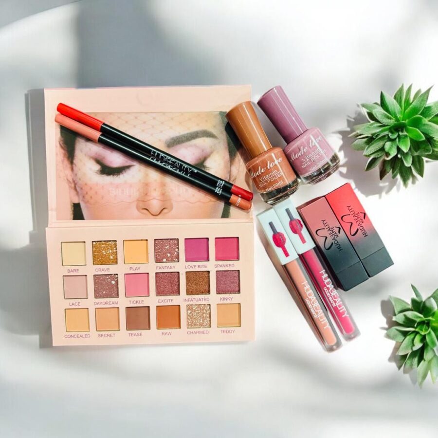 HUDA BEAUTY EYE , LIP & NAILS MAKEUP DEAL