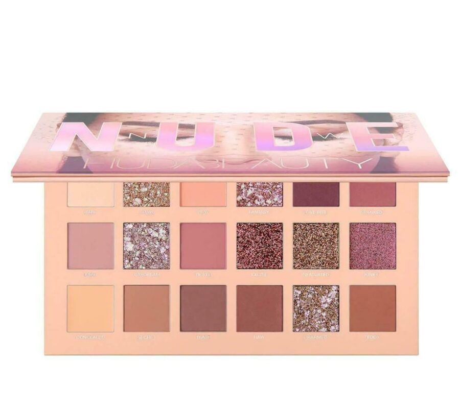 HUDA Beauty Nude Eyeshadow Palette (18 Colors Eyeshadow Palette) - Image 3