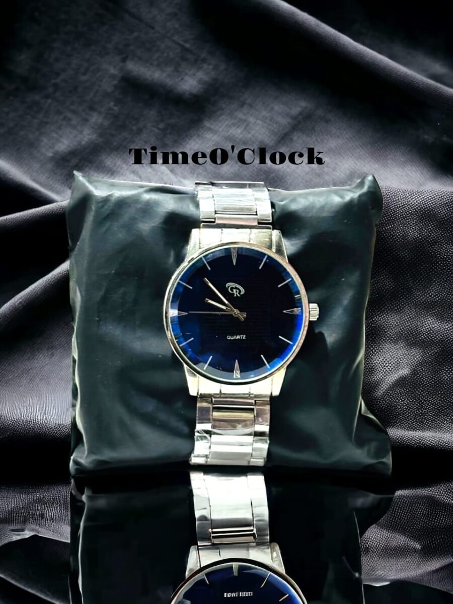 Round Shape Stainless steel Watch ,Silver Watch for men - Image 3