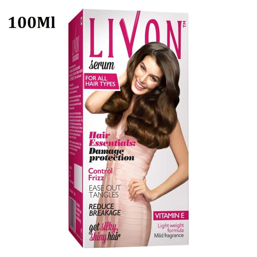 Livon Hair Serum Damage Protection Vitamin E 100ml - Image 4