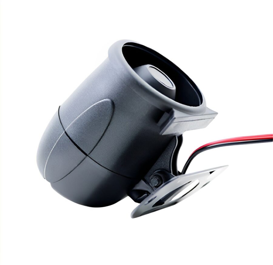 Car Anti-Theft Horn Siren, Horn Alarm 12V Tweeter Alarm Treble Voice Speaker High Decibel Intelligent Voice Alarm