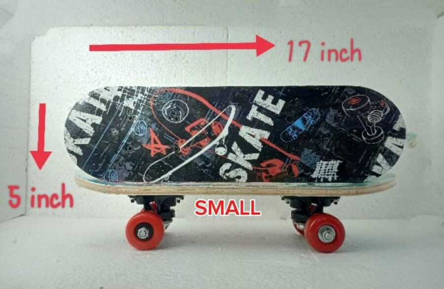 Wooden skate Board for kids (random Designs) size SMALL - Image 5