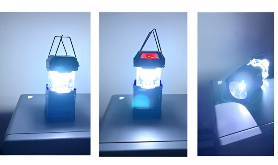 GSH-9009A Solar Energy Camping Lantern with colored box | Solar LED Camping Lantern Lights (Random color) - Image 8