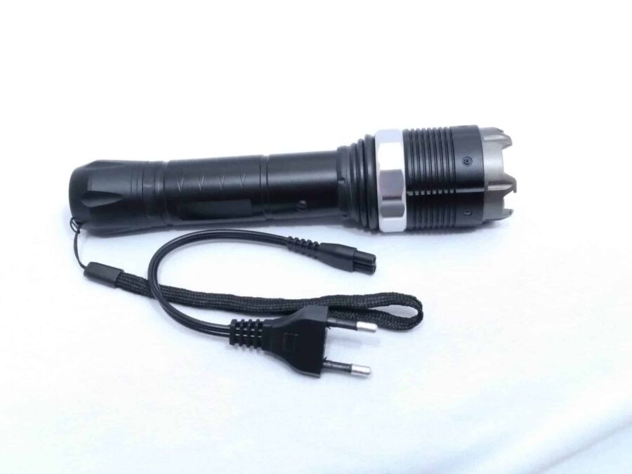 8810 Flashlight Multifunctional Dimming Light Flashlight Rechargeable Self Defense Flashlight - Image 4