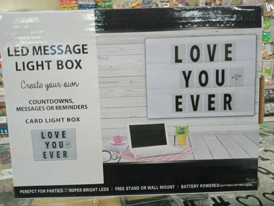 (NW000294) Color Card Light Box / Multicolor LED Light Box Letters Magic Board - Image 2