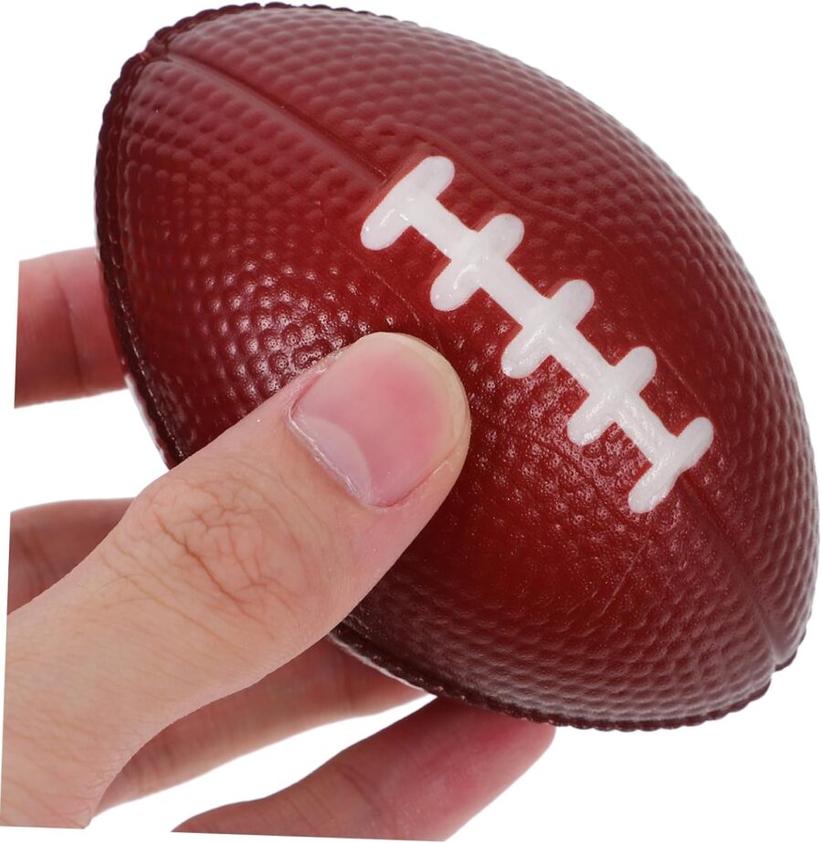 1 Piece Mini Rugby Footballs Rugby Footballs Toy Balls Hand Exercise Ball (Random Color) - Image 6