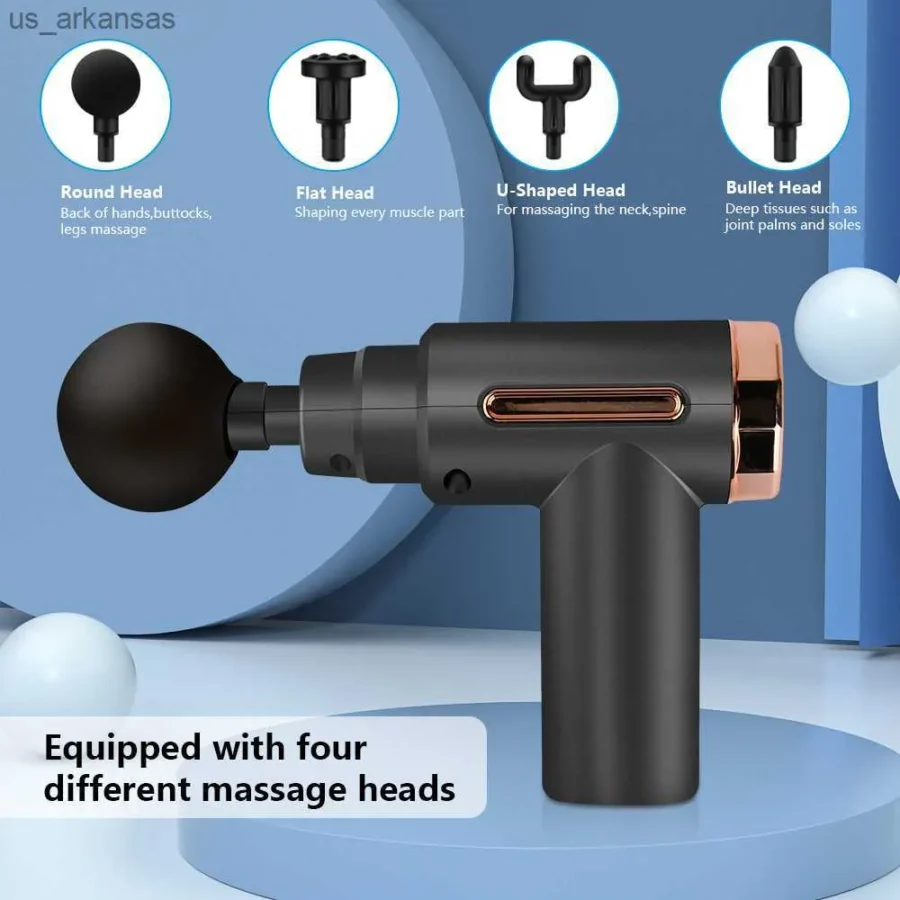 MGE-006-1 Mini Fascia MASSAGE GUN | Handheld Muscle Deep Tissue Percussion Muscle Massager Gun (Random color) - Image 8