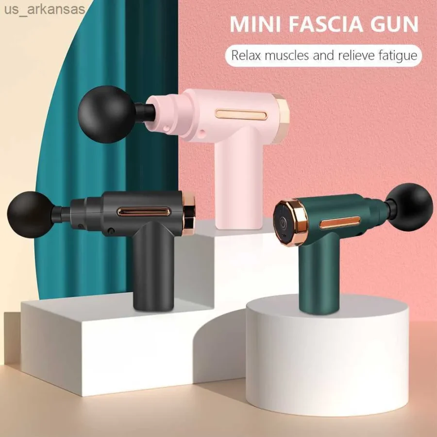 MGE-006-1 Mini Fascia MASSAGE GUN | Handheld Muscle Deep Tissue Percussion Muscle Massager Gun (Random color)