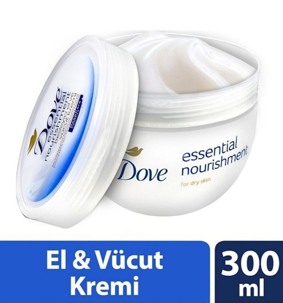 Dove Essential Nourishment Body Cream For Dry Skin, 300 ml - Image 2