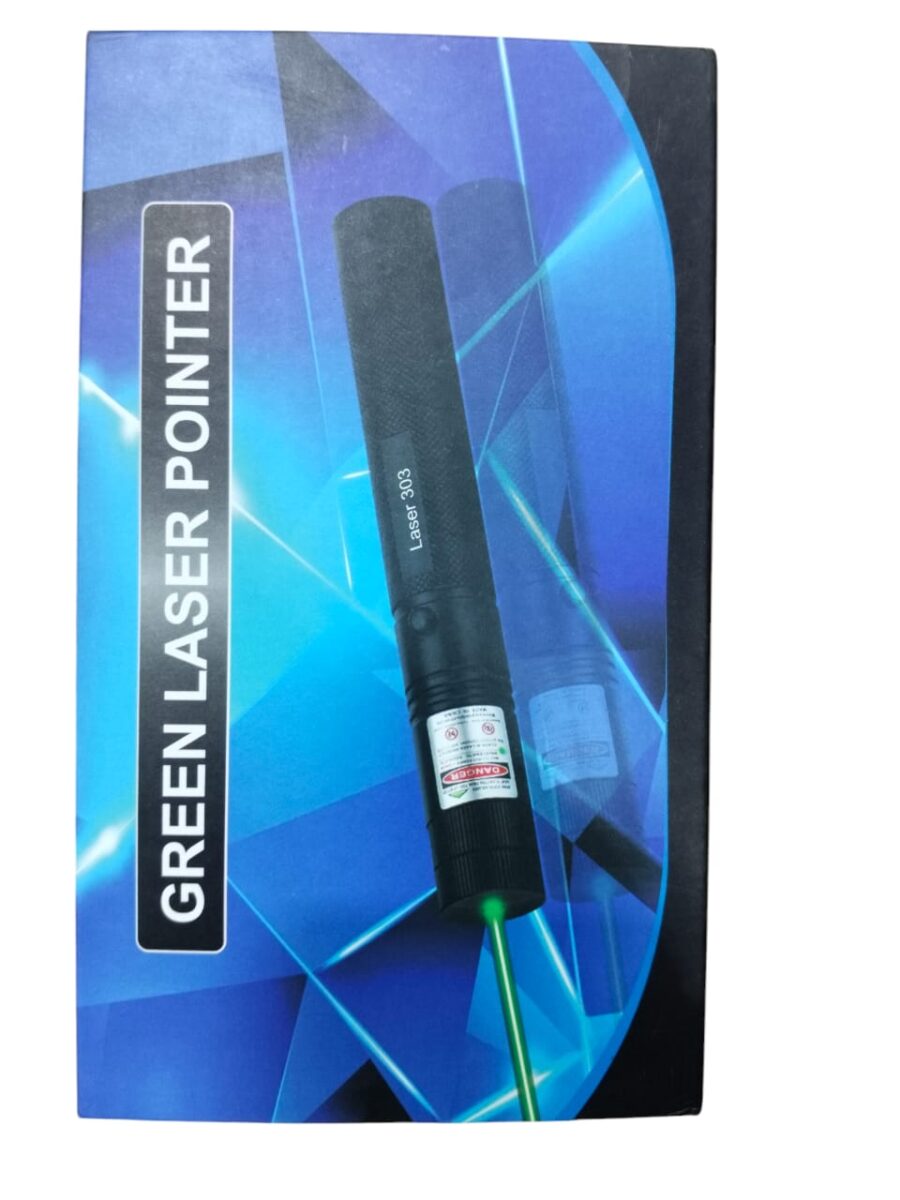 RL-303 Green Laser Pointer – Rechargeable with Lock Key, Charger & Ideal for Teaching, Astronomy, Presentations & More - Image 2